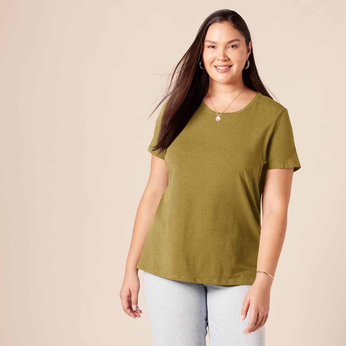 Amazon Essentials Women's Regular-Fit Short-Sleeve T-Shirt (Crewneck and V-Neck Options), Multipacks — view 234