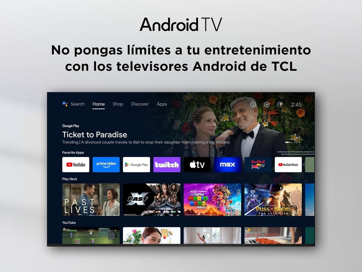 TCL 32V5C - Smart QLED Full HD de 32" Direct LED TV con Android TV y HDR - Compatible con Google Cast y Google Home, diseño Delgado 32" 2025 QLED FHD V5C — view 8