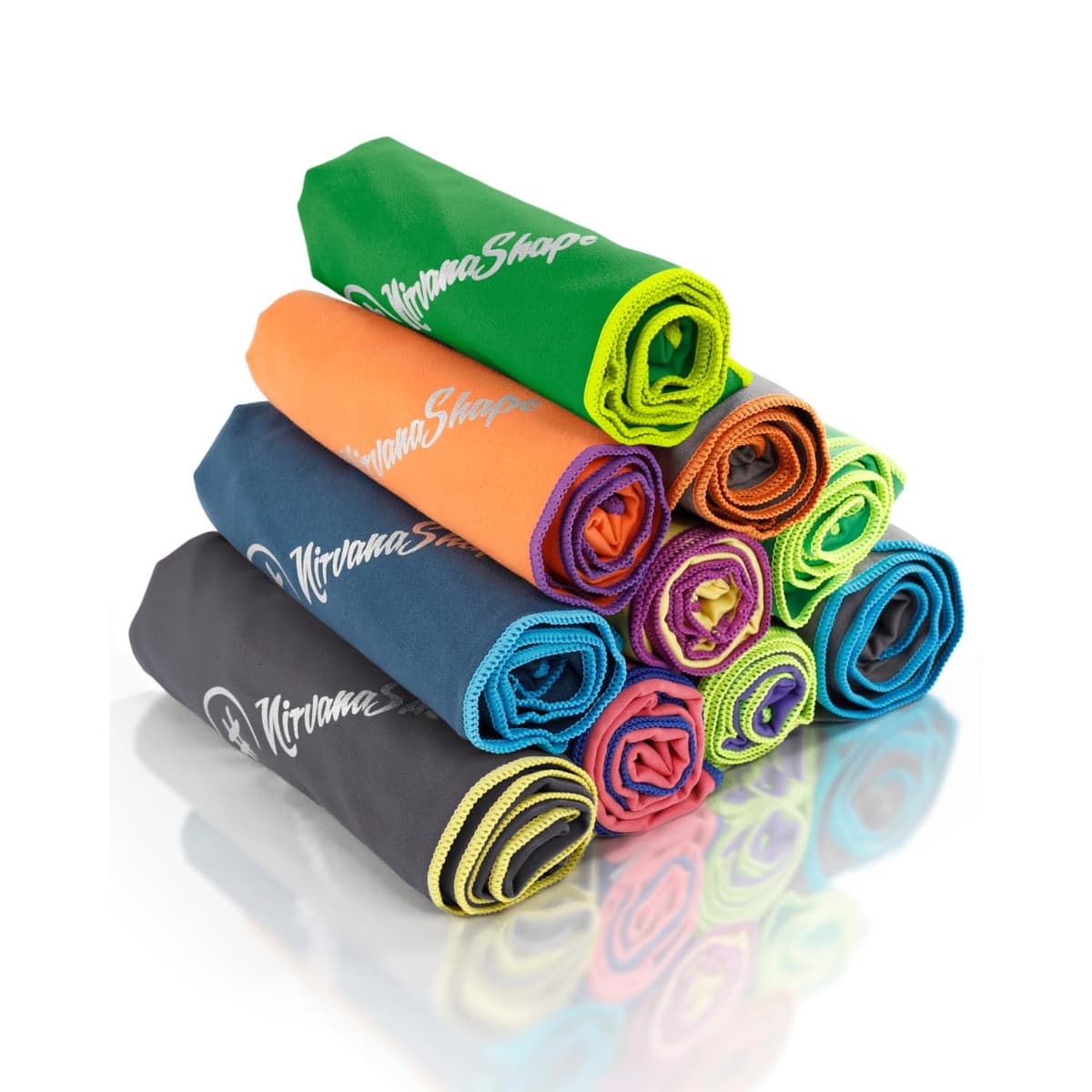 NirvanaShape Toalla de Microfibra | 14 Colores | 8 Dimensiones | Toalla de Viaje Ligera, Absorbente y de Secado Rápido | Toalla de Baño para Viajes | Ideal para Playa, Camping, Yoga y Sauna — view 16