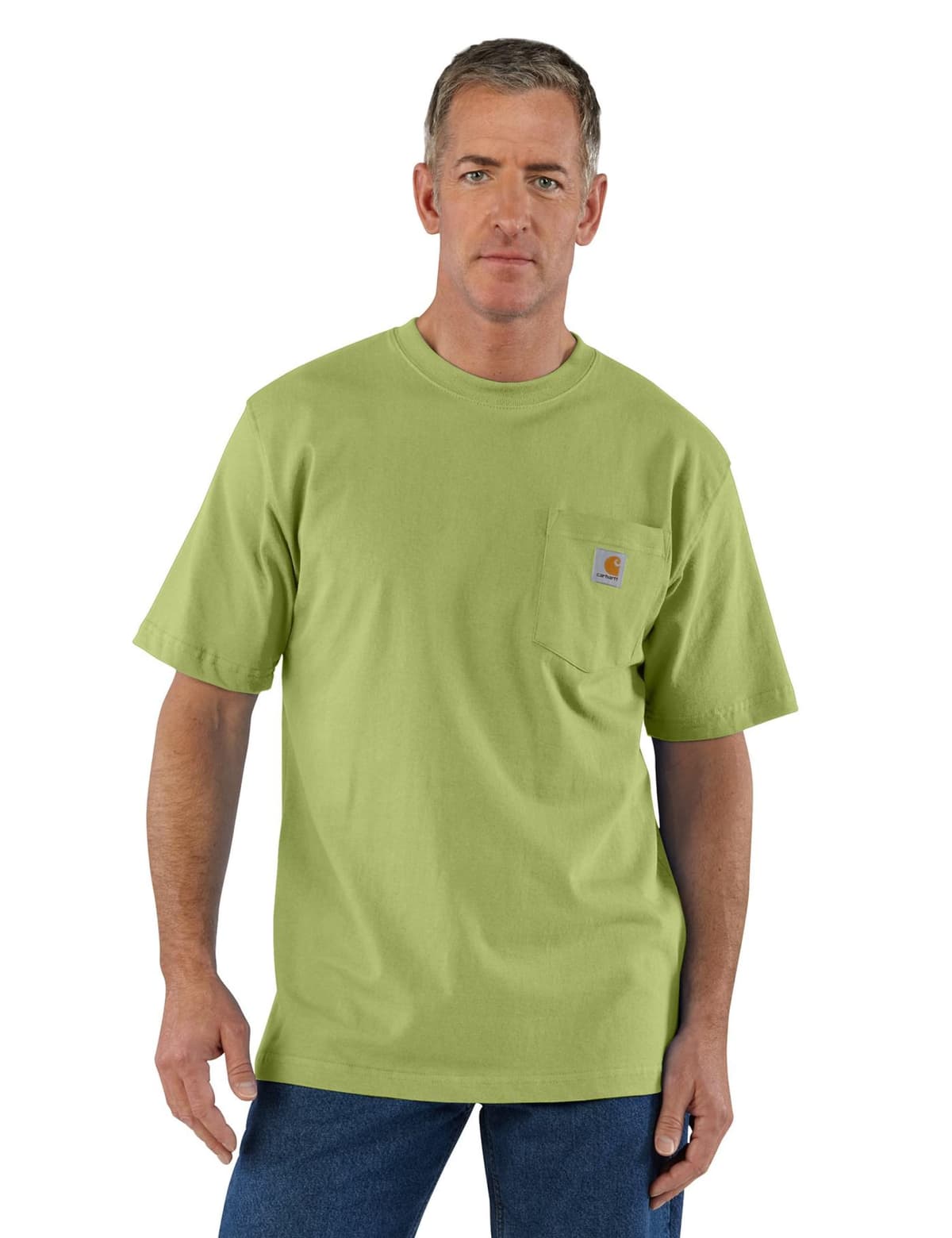 Carhartt Mens Loose Fit Heavyweight Short-Sleeve Pocket T-Shirt (Also Available in Big & Tall) CloseoutWork Utility T-Shirt — view 23