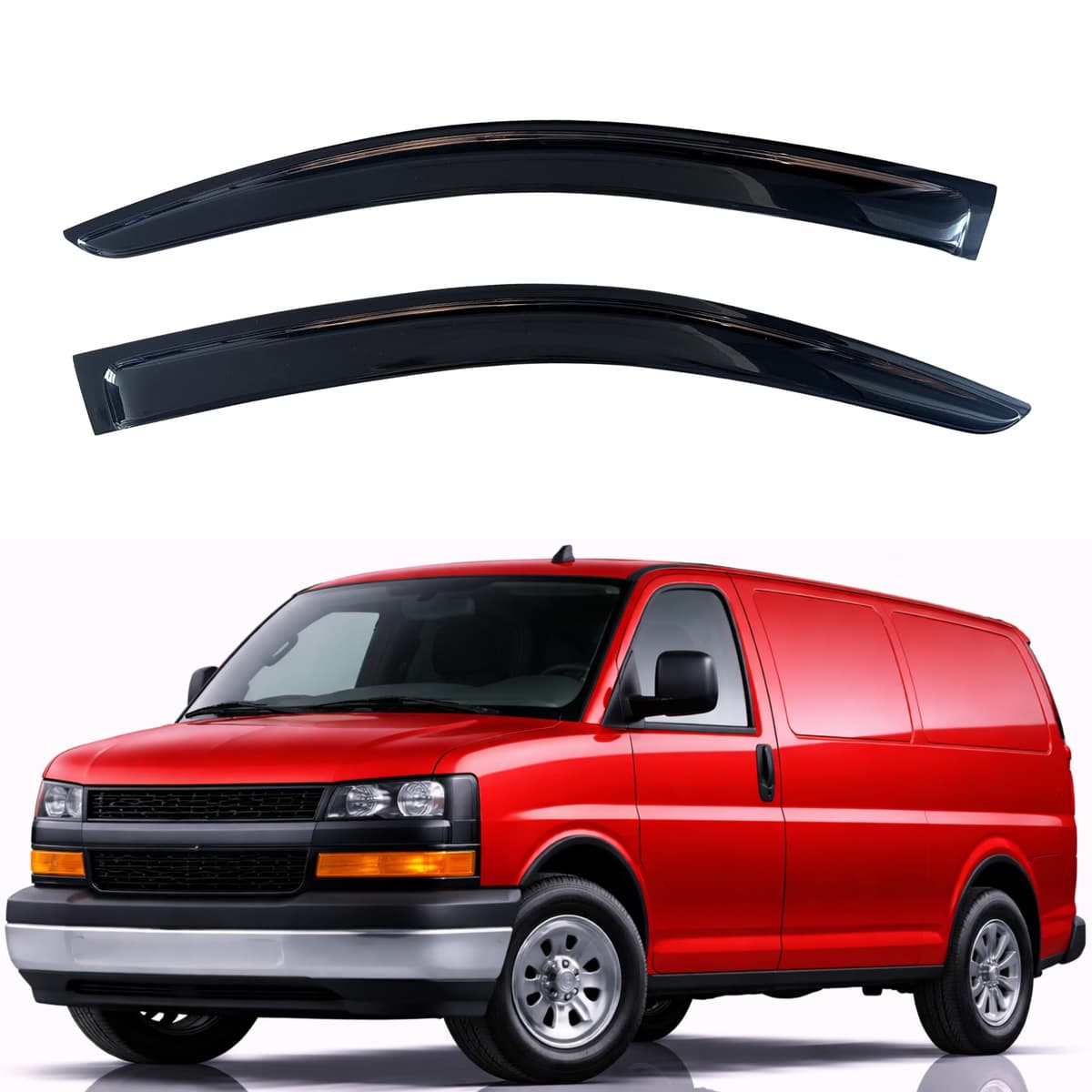 KPY Rain Guards Fit for 2006-2013 Lexus IS250 IS350, Out-Channel Window Visors Vent Wind Deflectors 4PC, Car Accessories for 06-13 Lexus is Series — view 16