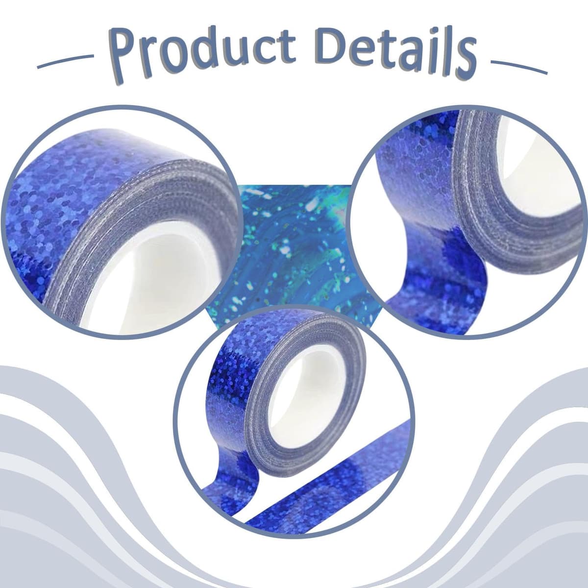 Cinta para Aro de Gimnasia, Cinta Artística con, Accesorio Profesional para Decoración de Aros de Gimnasia Rítmica, Apto para Niños — view 2