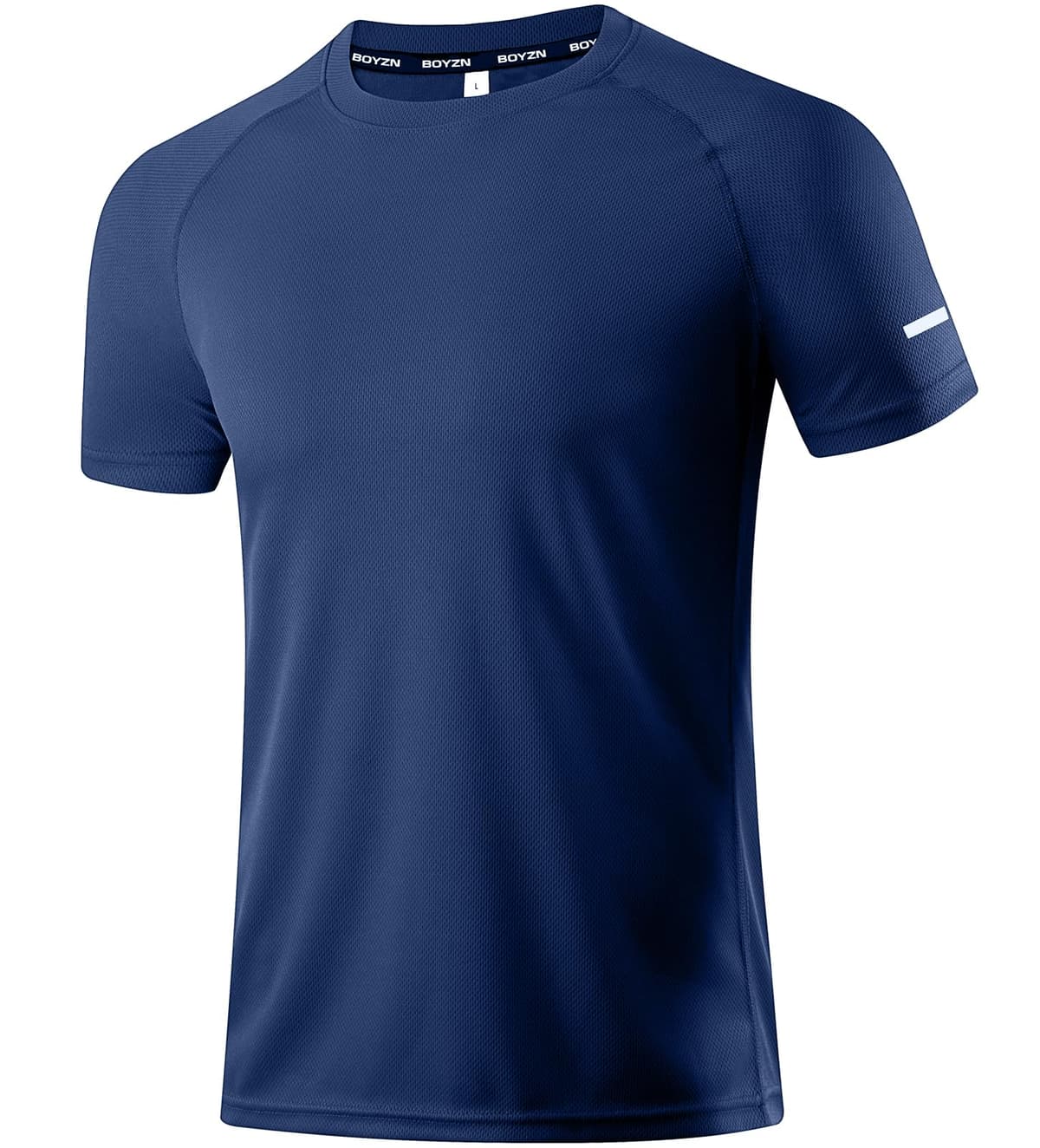Boyzn 1, 3, 5 or 7 Pack Men's Workout Running Shirts, Dry Fit Moisture Wicking T-Shirt, Gym Athletic Short Sleeve Tee Shirts — view 17