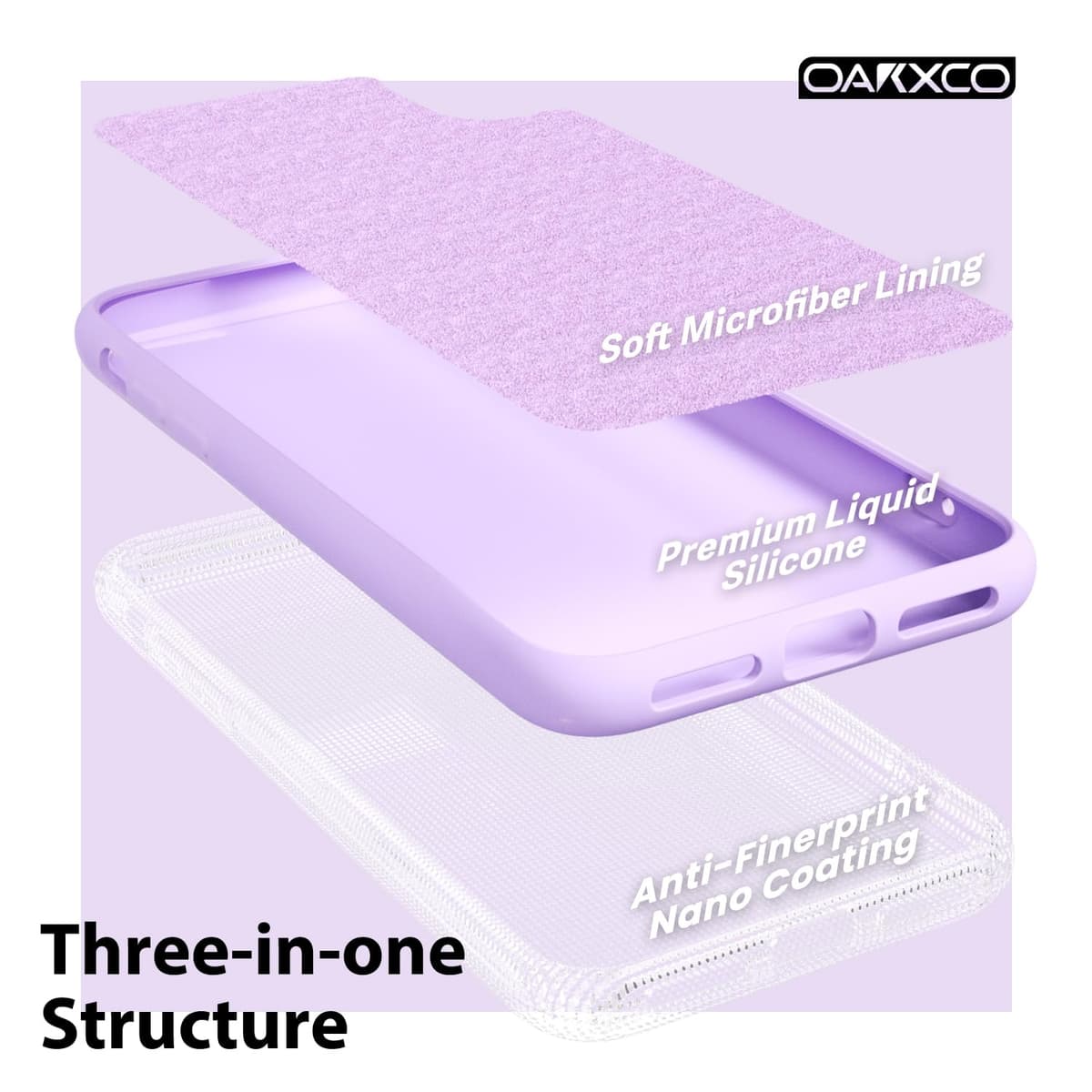 oakxco for iPhone 17 Pro Max Phone Case Liquid Silicone, Cute Thin Slim Grip Soft Rubber Gel for Women Men, Smooth Matte TPU Plain Solid Color Girly Simple Case with Camera Cover, Light Pink — view 109
