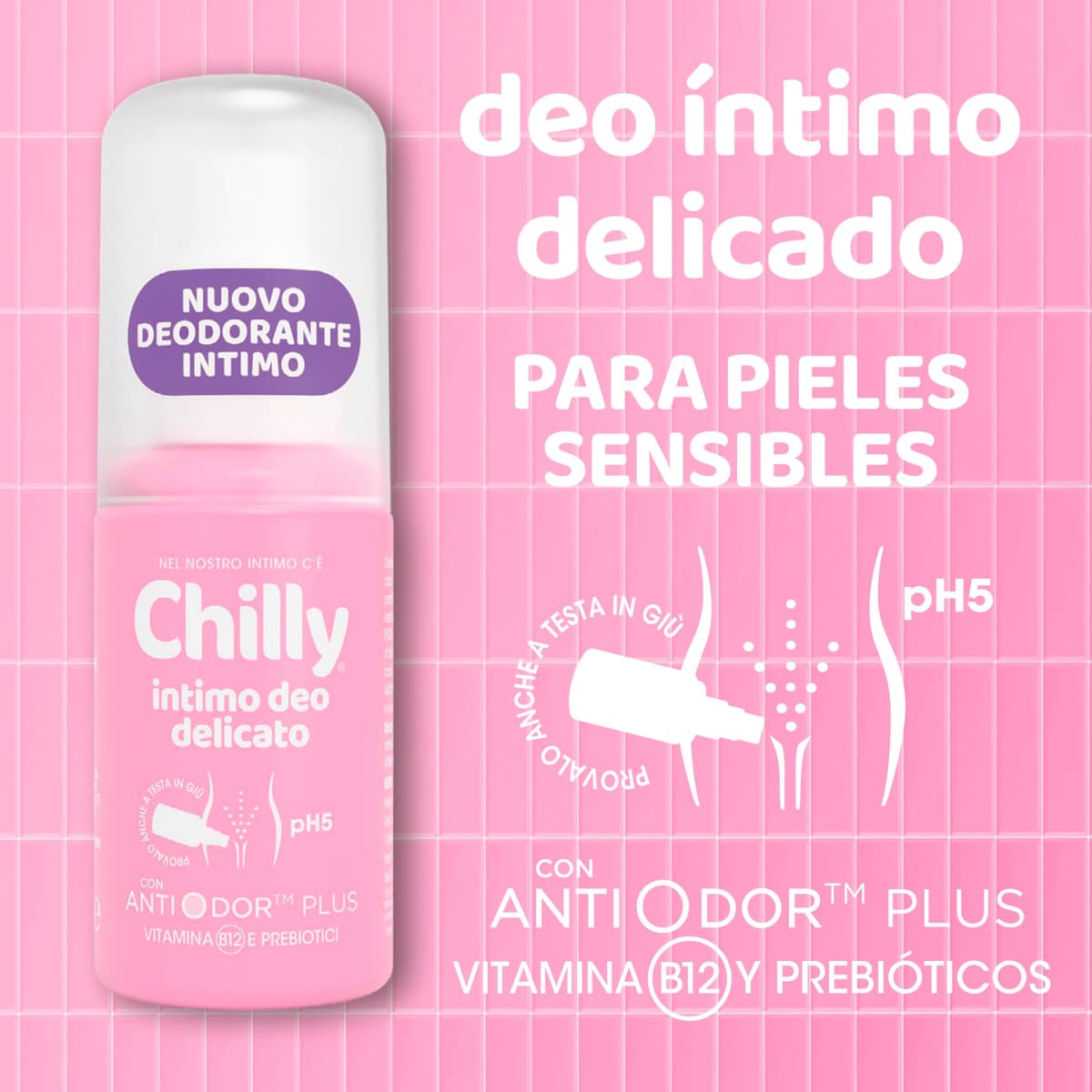 Desodorante íntimo en pulverizador Chilly delicado 50 ml — view 5
