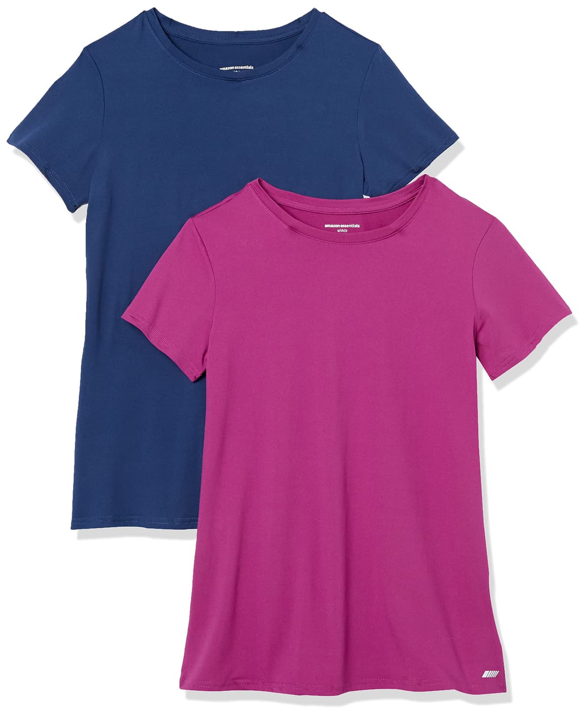 Amazon Essentials Mujer Camiseta Elástica de Secado Rápido, Manga Corta y Cuello Redondo (Hay Tallas Grandes)