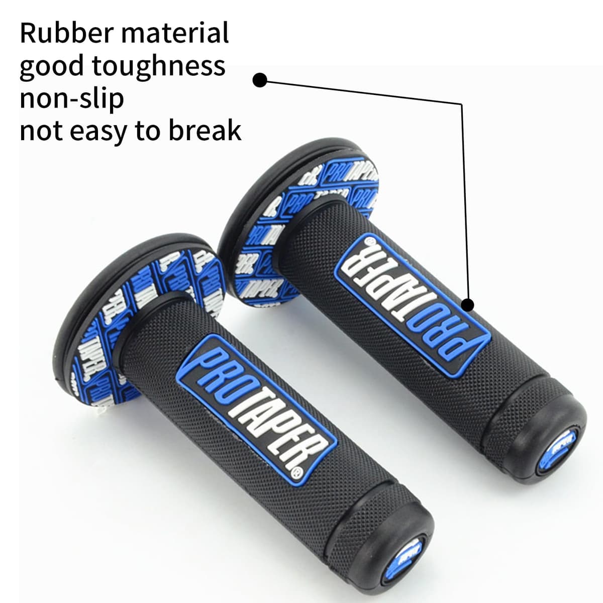 GIONAR Universal Non-Slip Gel Motorbike Grip, Durable Rubber, Fit for Off-road & Pitbikes, Enduro Ready, 7/8" (22mm) Length — view 3