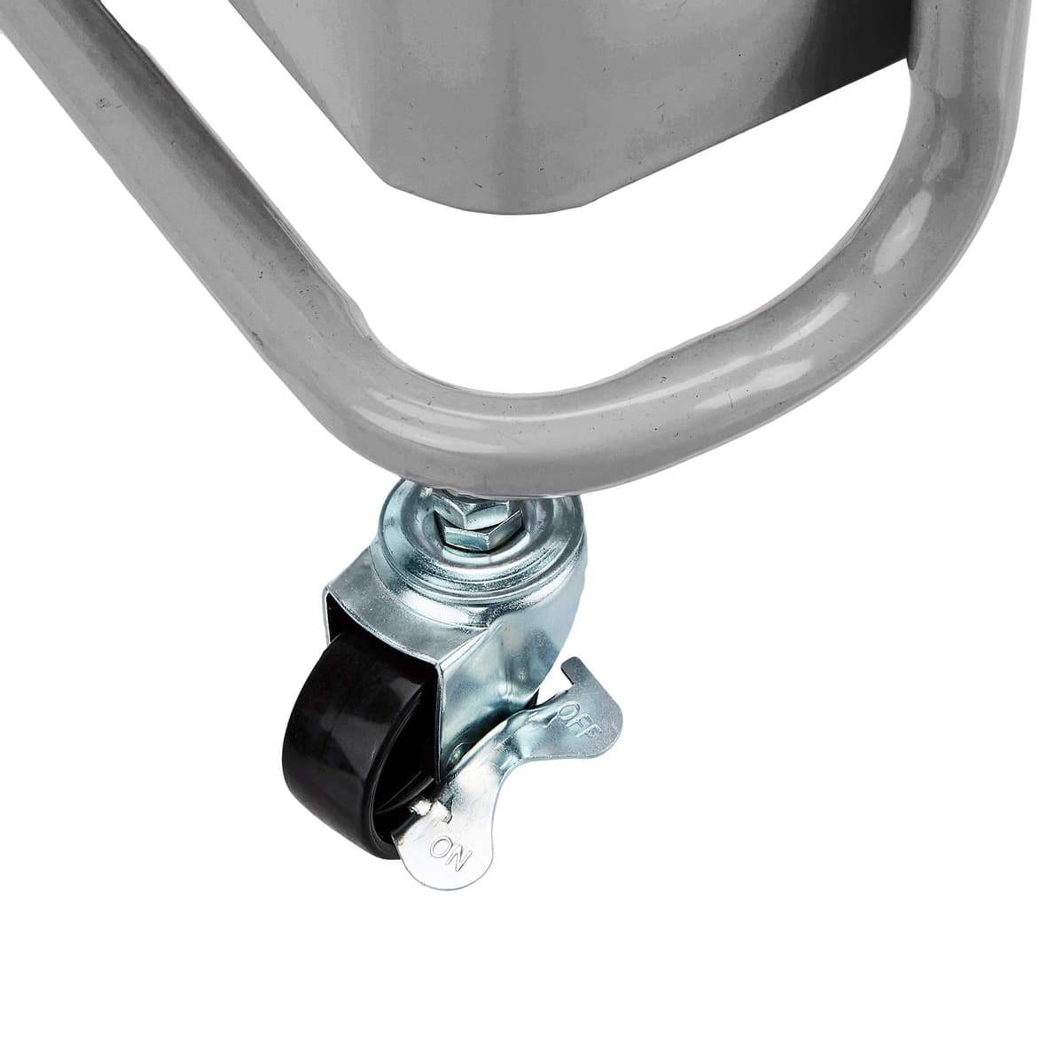 Amazon Basics Carrito de cocina o multiuso de 3 estantes con ruedas, Gris Oscuro — view 7