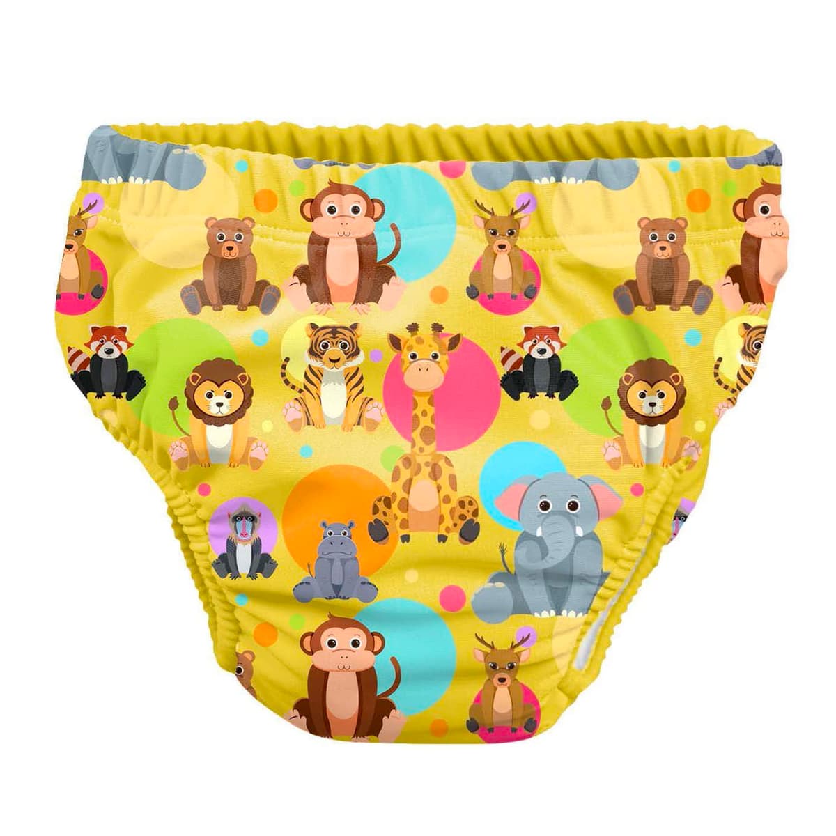 Pss! - Pañal de Agua para Bebé - Modelo Crazy Toucan - Para Bebés de 3 a 8 kg - Talla M - Unisex - Diseño Multicolor - Absorbente y Reutilizable - Impermeable y Cómodo - 1 Unidad — view 2