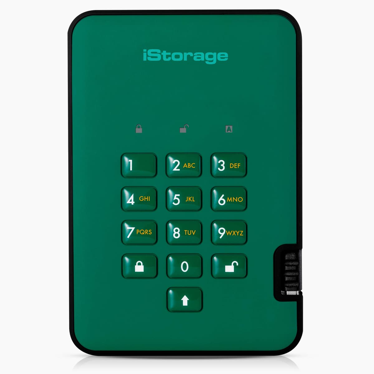 iStorage diskAshur2 SSD 128GB Black - Secure Portable Solid State Drive - Password Protected - Dustproof & Waterproof - Hardware Encryption — view 9