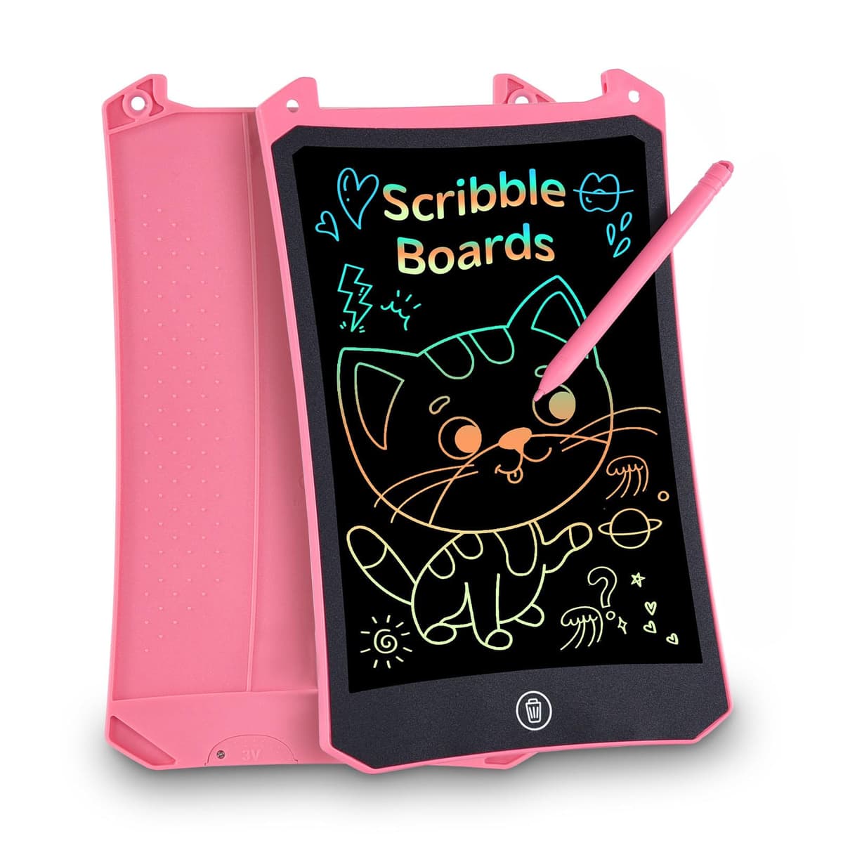 Juguetes Niños Cuentos Infantiles 2 3 4 5 6 7 8 Años,PINKCAT Pizarra LCD 8,5 Pulgadas Regalos Cumpleaños Niños Colegio Juegos de Viaje Puzzle Niño Juegos Educativa Tablet Criança — view 10