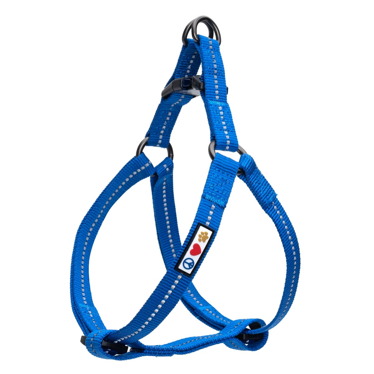 Pawtitas Arnés Reflectante para Perro pequeño, arnés Ajustable para Cachorros, arnés para Perro, Color Azul, Reciclado