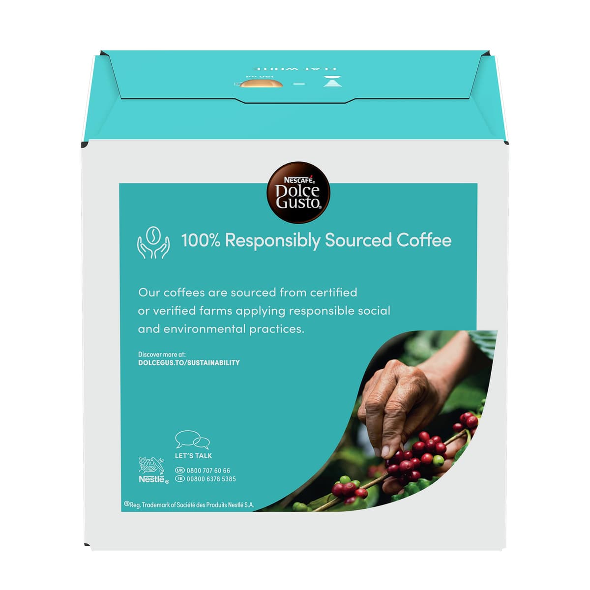 NESCAFÉ DOLCE GUSTO Flat White Coffee Pods - total of 48 Creamy Coffee Flavoured Pods (3 Packs) 16 Pods — view 4