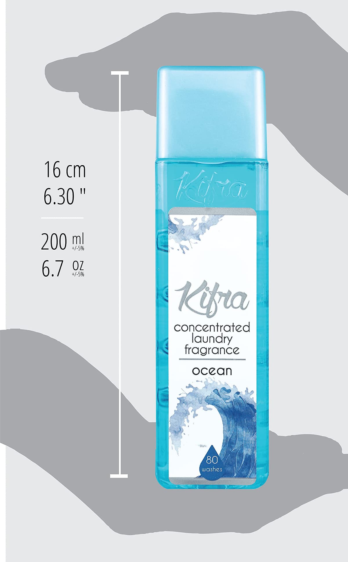 KIFRA OCEAN Perfume de Lavandería Concentrado 200ml 80 Ciclos de Lavado — view 9