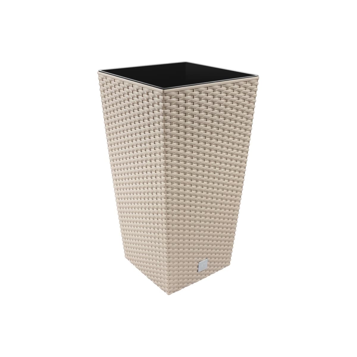 Maceta Rato de 49 litros con inserto 32,5 x 32,5 x 61 cm en color ocre oscuro — view 12