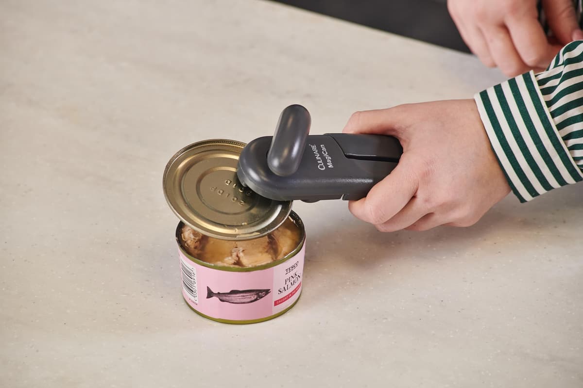 Culinare MagiCan Tin Opener, Grey, Plastic/Stainless Steel, Manual Can Opener, Comfortable Handle for Safety and Ease — view 11