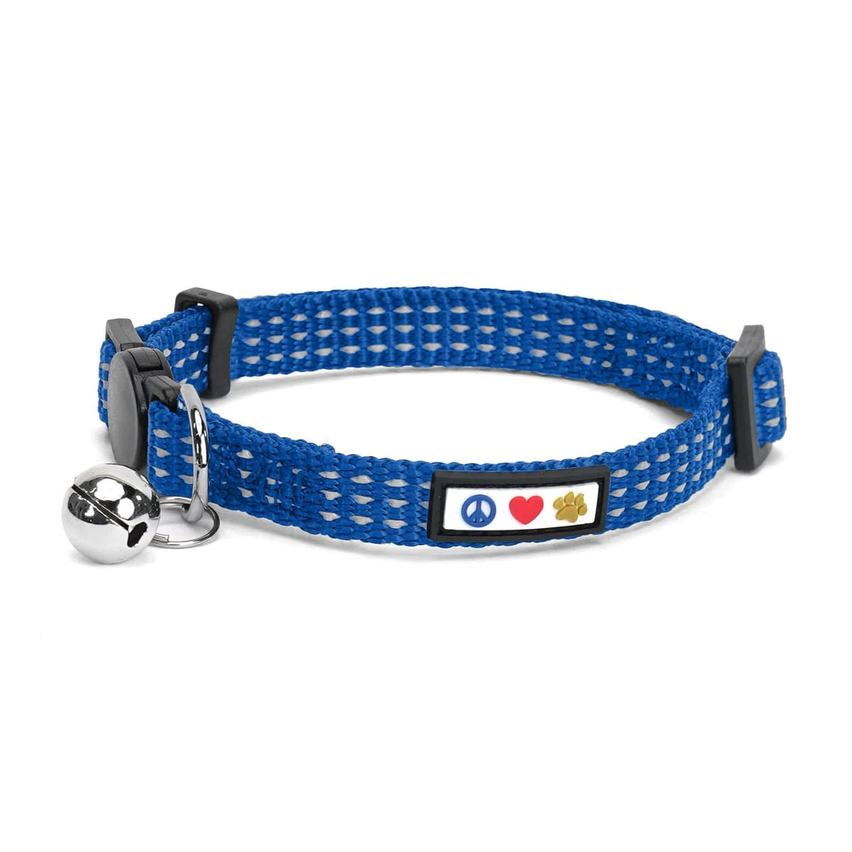 Pawtitas Collar Ajustable para Gato Reflectante con Campana Desmontable Verde — view 14