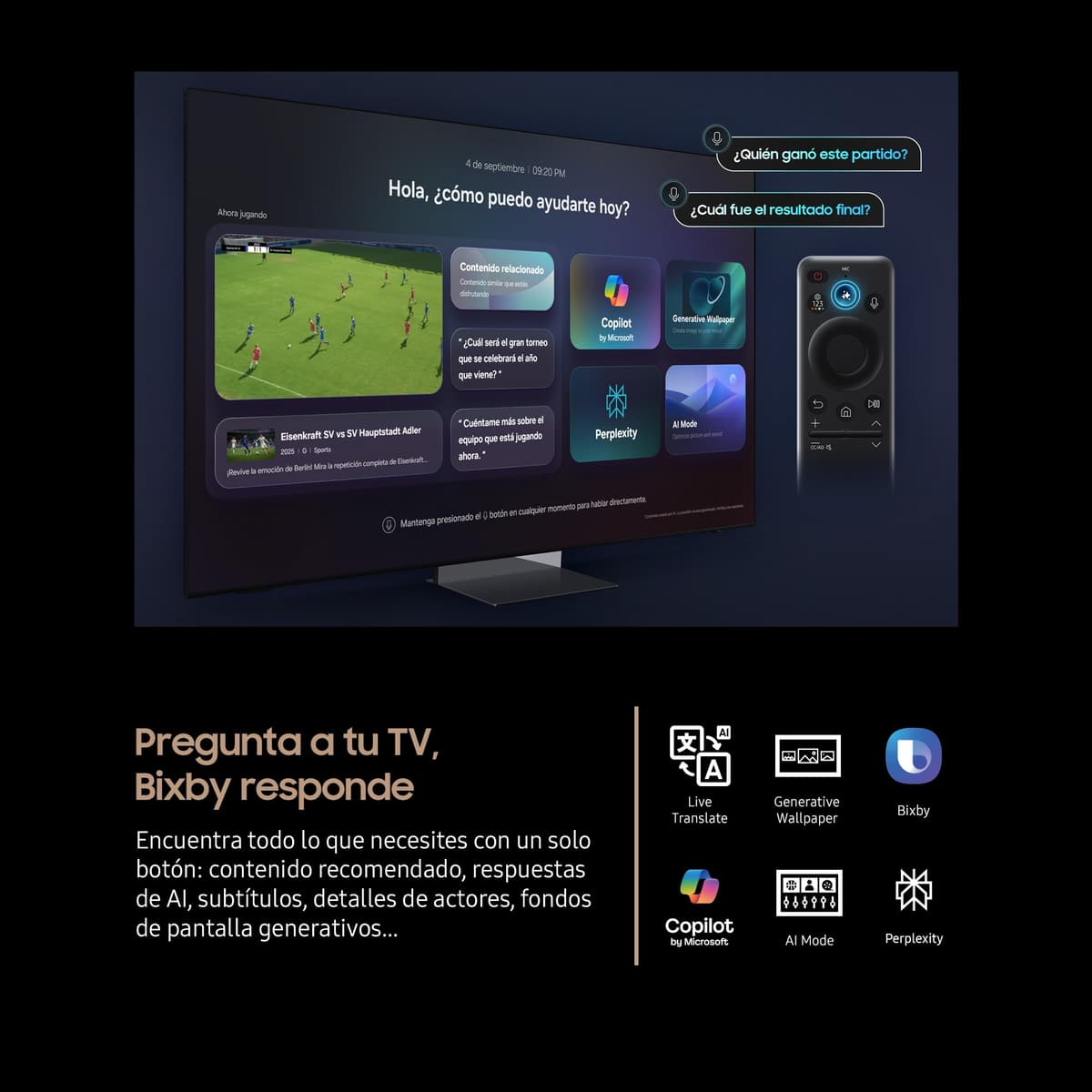 Samsung TV 83 Pulgadas OLED S93F 4K Smart TV con Vision AI, Motion Xcelerator 144Hz y Colores certificados por Pantone — view 3