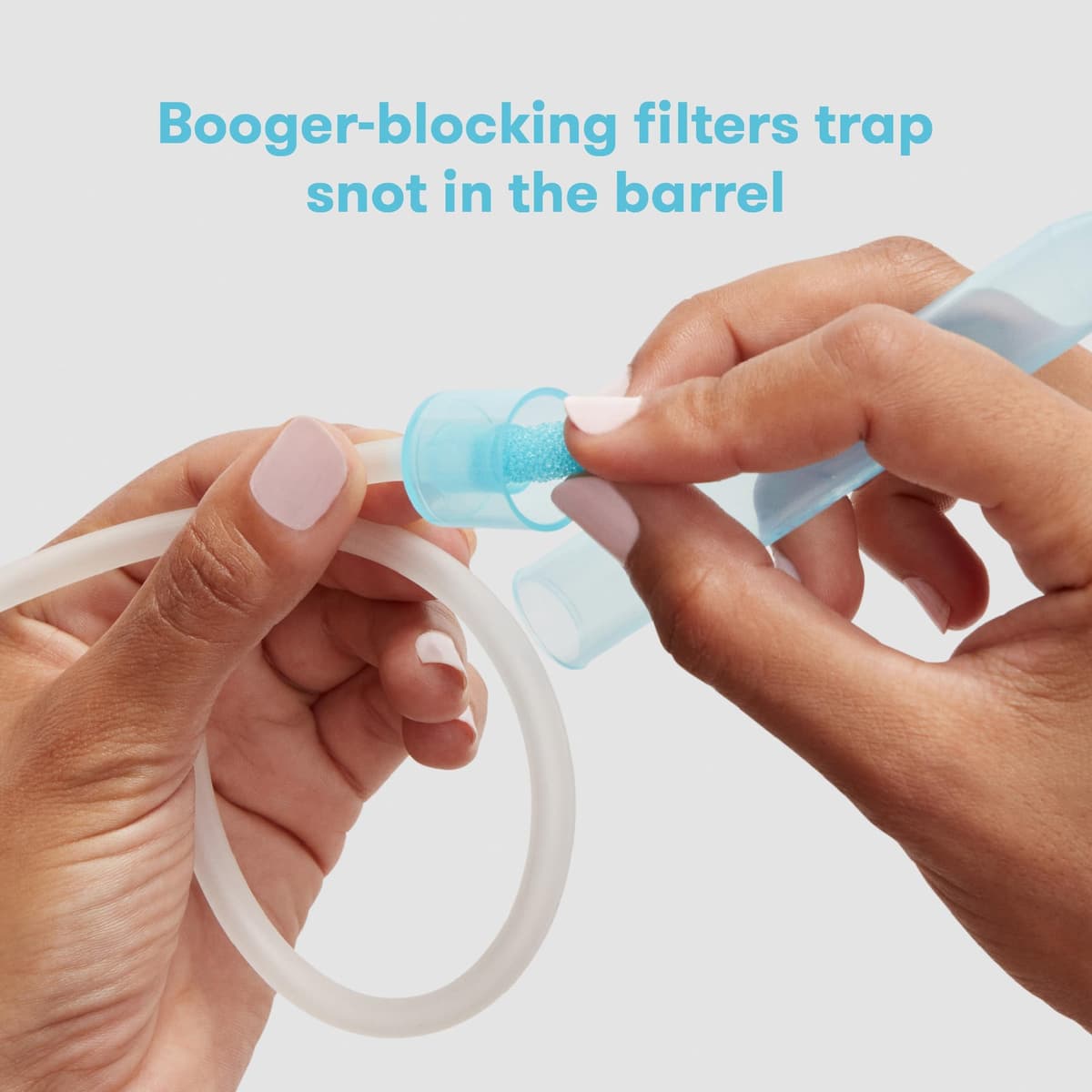 Frida Baby NoseFrida the SnotSucker: Nasal Aspirator for Baby, Baby Nose Sucker, NoseFrida + 4 Hygiene Filters — view 3