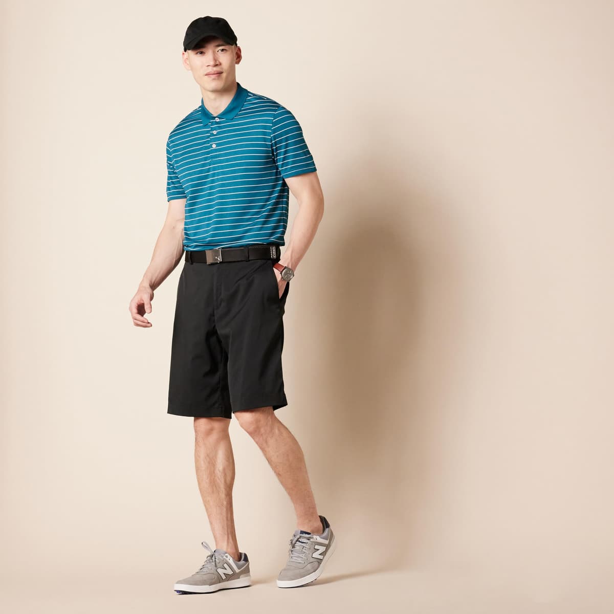 Amazon Essentials Hombre Polo de Golf, Manga Corta, Corte Ajustado, Secado Rápido — view 4