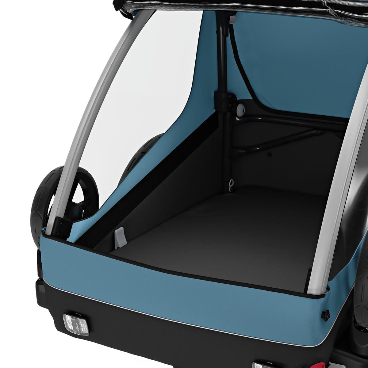 Thule, Courier, 2 Seater Bike Trailer, Blu, U, Unisex-Adult — view 4