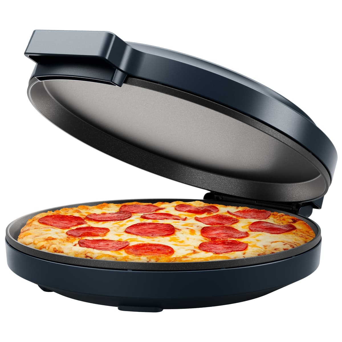 Chefman Everything Maker, 30cm Pizza Oven, Omelette Maker Non Stick Pan, 1570W, 220C High Heat, Digital Cookbook Included, LED Power Indicator Lights and Vertical Storage — view 8