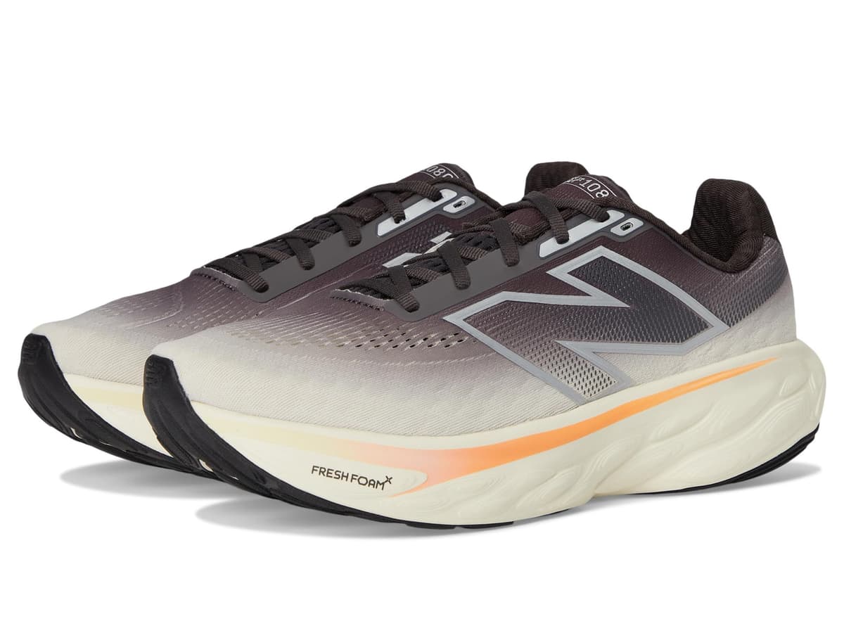 New Balance Fresh Foam X 1080 V14 - Tenis de Correr para Hombre, Clementina/Angora/Cemento Negro — view 37