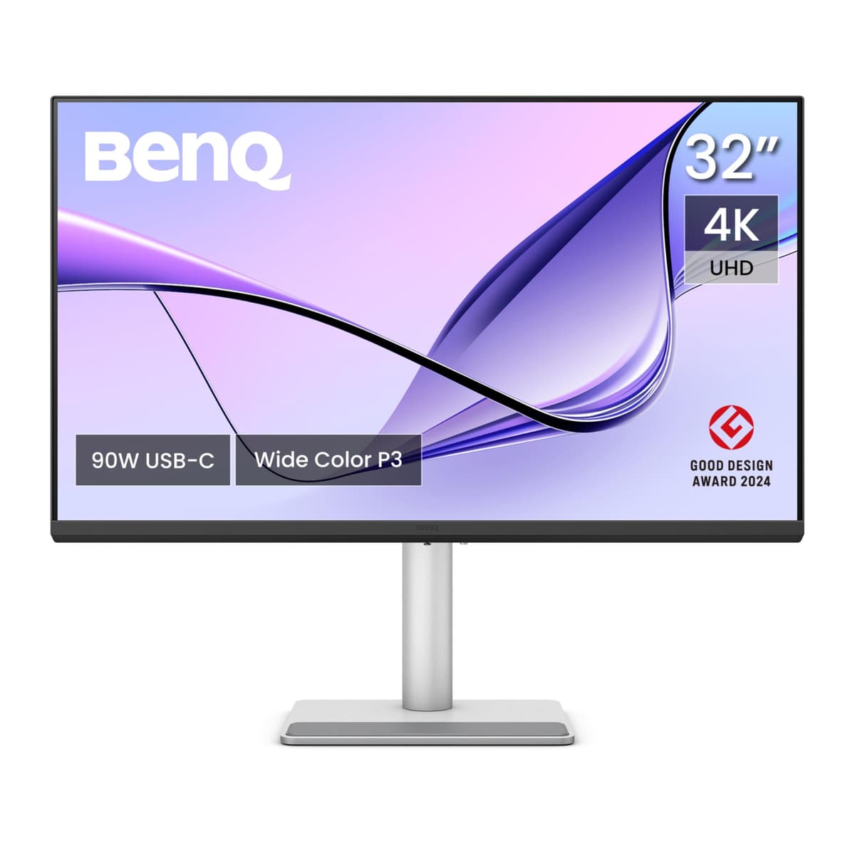 BenQ MA270U 27 inch 4K 3840x2160 Monitor for MacBook Pro/Air, Dual USB-C, 90W Power Delivery, Mac Color Match, USB Hub, Brightness & Volume Control on Mac, Adjustable Stand, P3 Color Gamut — view 8