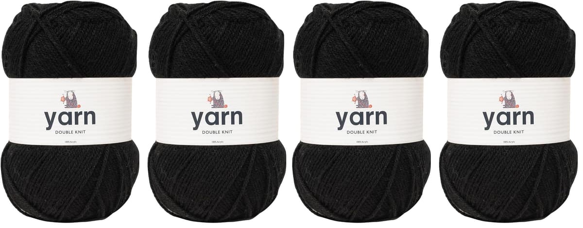 Korbond DK Beige Yarn - 100g Acrylic Wool - Lightweight, Hypoallergenic & Durable Double Knit Crochet Yarn Knitting Wool (290m Total) — view 131