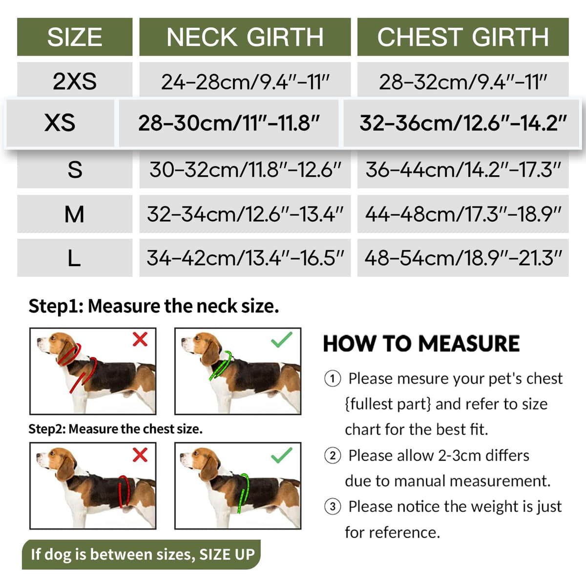 HEELE Arnés Chaleco Perro Pequeño Ajustable Suave Acolchado Cómodo para Viajar Pasear con Mascota Pequeña Cachorro Chihuahua, Verde Ejército, XS — view 2
