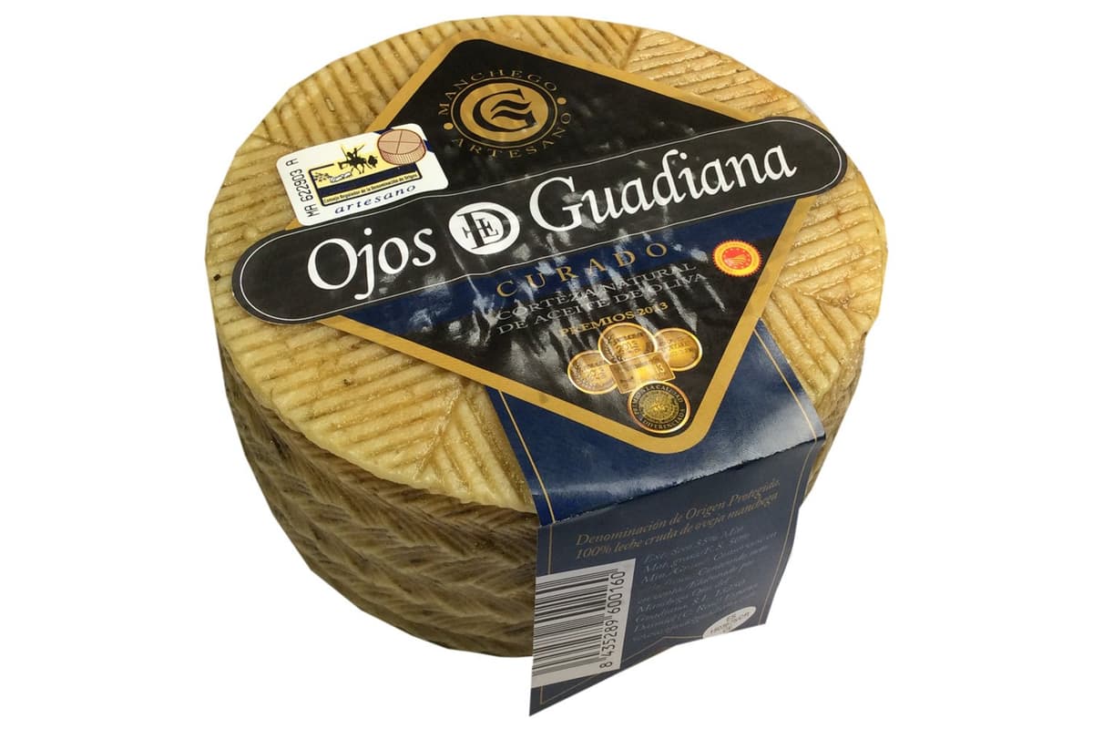 Queso Artesano D.O. Manchego Ojos del Guadiana - CURADO - 1 kilo