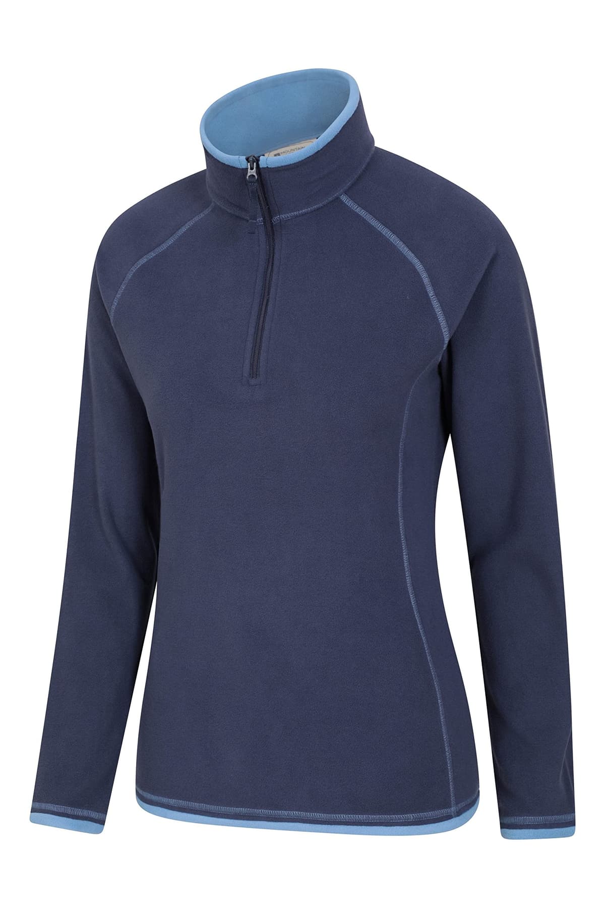 Mountain Warehouse Montana Womens Microfleece Breathable Ladies Sweater, Quick Drying Pullover, Warm Fleece Jacket, Half Zip - Anti-Pill, Lightweight, Purple, Medium — view 5