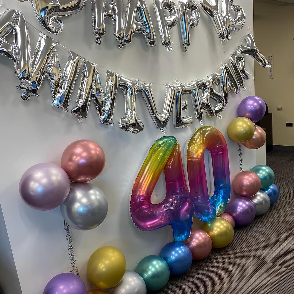 Foil Globo Número 5 Azul 40" (101cm), Inflable Helio o aire, Gigante Numeros 0-9, 10-19, 20-29, 30-100, Grande Globos Decoración para La Boda Aniversario y Cumpleaños Fiestas — view 226