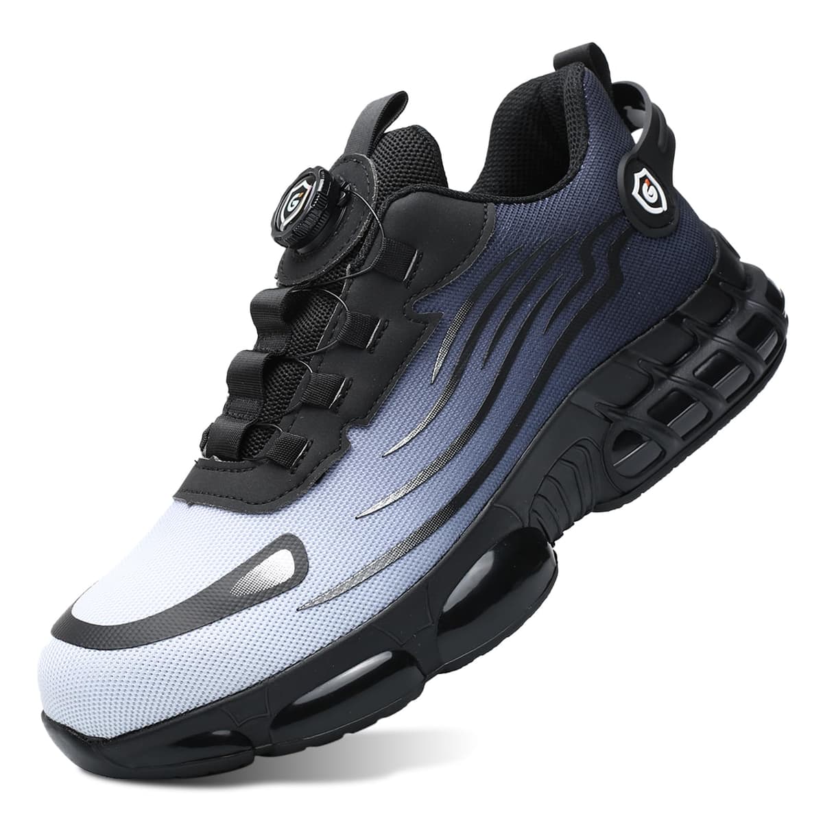 Zapatos de Seguridad para Hombre Mujer Zapatillas Ligeros Calzado Trabajo Comodo Antideslizante con Puntera de Acero 36-46 EU — view 4