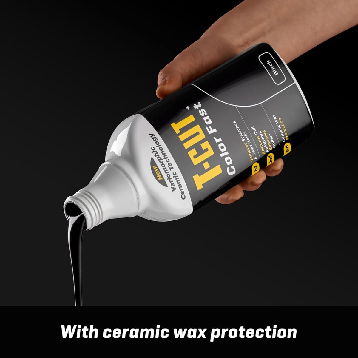 T-Cut Colour Fast 3-in-1 Paintwork Renovator, Black, 500ml — view 5