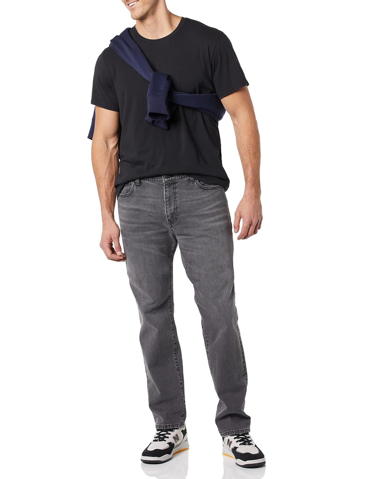 Amazon Essentials Hombre Vaqueros Elásticos de Corte Deportivo - Colores interrumpidos — view 3