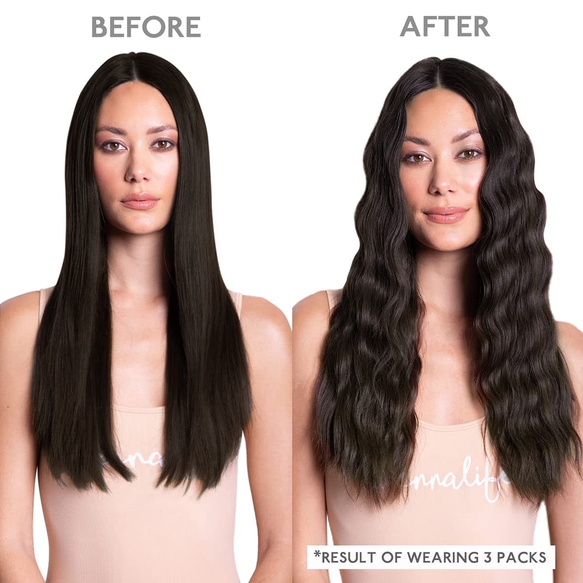 WENNALIFE Tape in Hair Extensions, 20pcs 22 Inch 50g Dark Brown Remy Human Hair, Real Tape Extensions Coloured — view 5