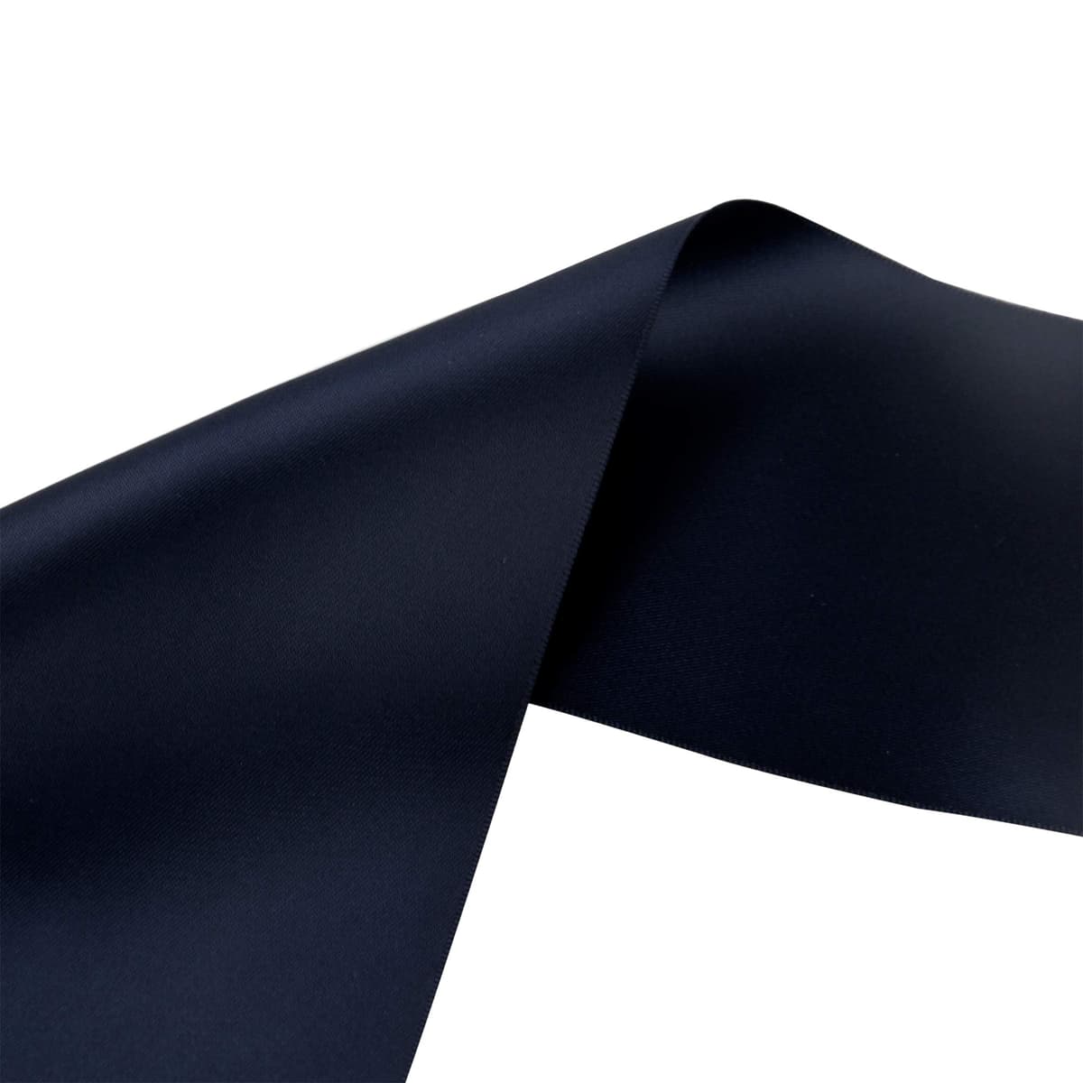 VATIN 100mm Wide Double Faced Polyester Deep Navy Blue Satin Ribbon- 4.5 Metre/Spool, Perfect for Chair Sash, Making Bow, Sewing and Wedding Bouquet — view 3
