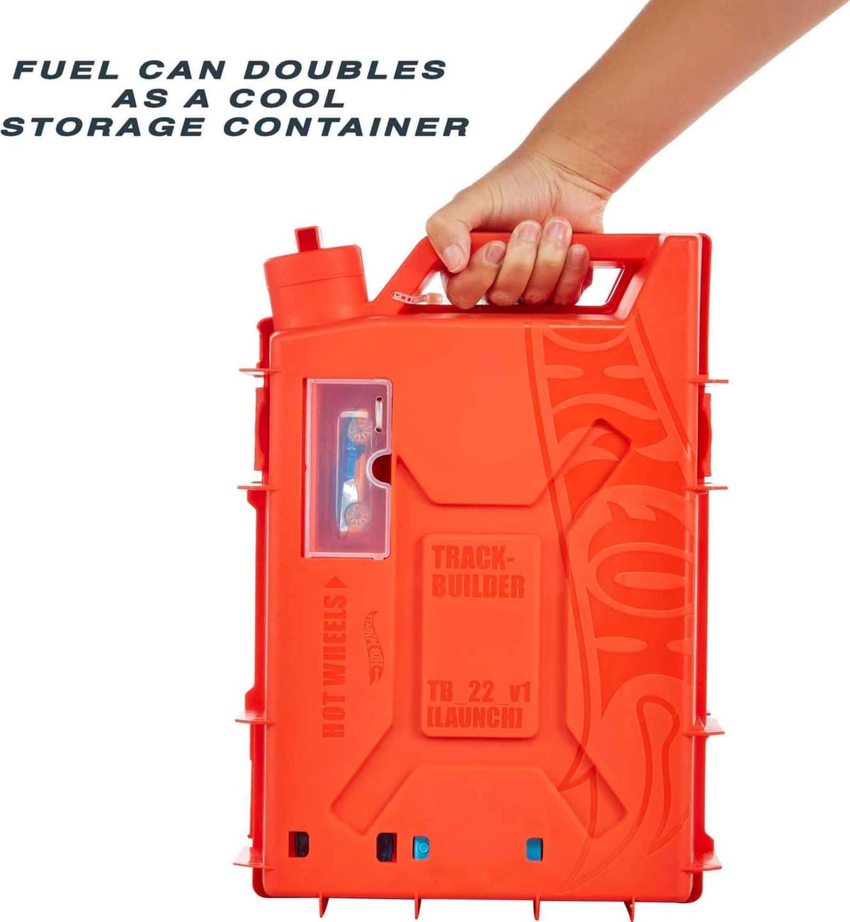 Hot Wheels Track Builder Caja Lata de Gasolina Set de Pistas para Coches de Juguete (Mattel HDX78) — view 6