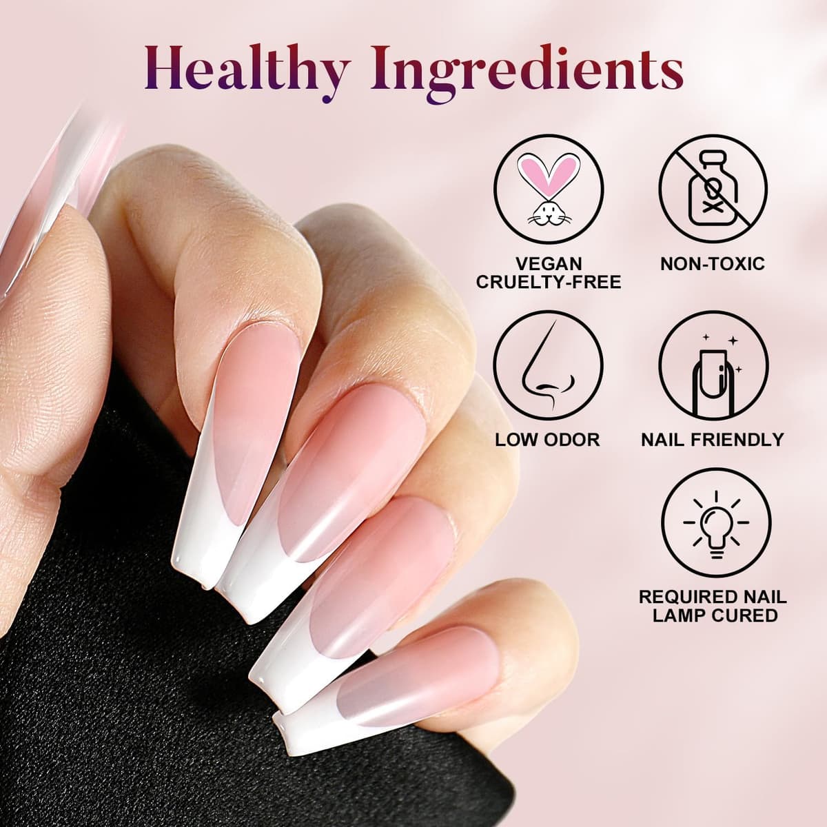AIMEILI Esmaltes Semipermanentes de Uñas en Gel UV LED Gel de uñas Soak Off Transparente - Rose Nude (022) 10ml — view 4