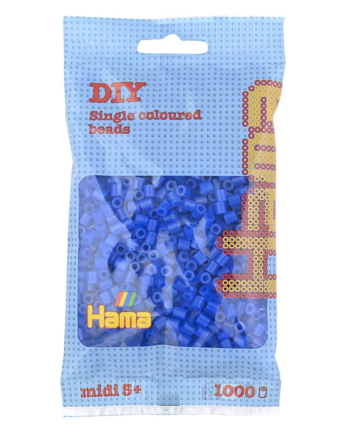 HAMA Bolsa de perlas | Aprox. 1000 cuentas midi fusibles para manualidades y mosaicos | Perlas de fusión para niños creativos 5+ | Juego de arte y decoración | Beige — view 14