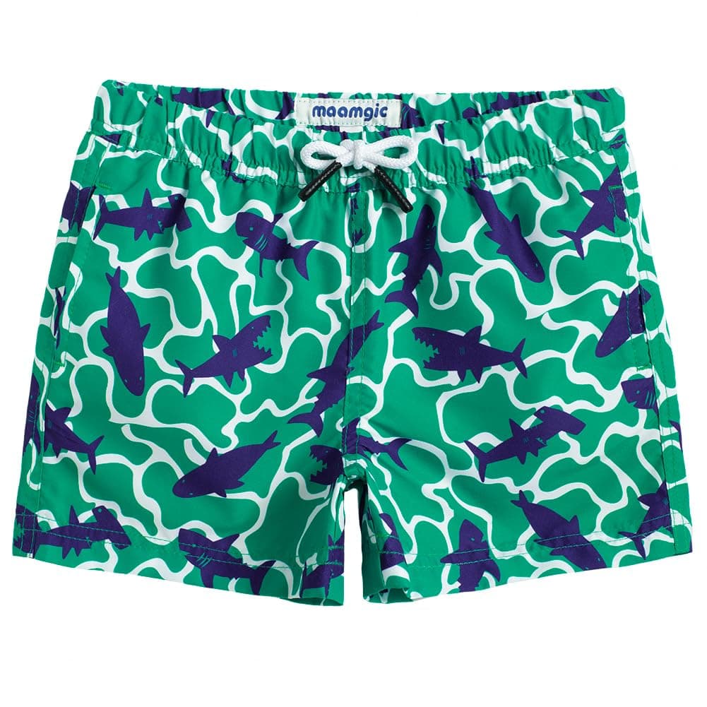 MaaMgic Bañador Niño Ropa de Baño para Niño Secado rápido Interior de Malla Short de Natación Estampado — view 33