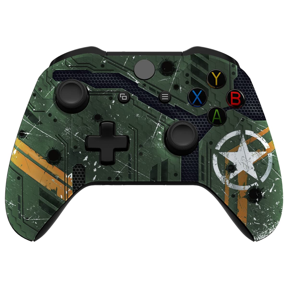 eXtremeRate Carcasa para Xbox One S X Accesorios Funda Delantera Protectora de la Placa Frontal Cubierta Antideslizante para Xbox One X S Control-Model 1708 (Origen del Caos) — view 21