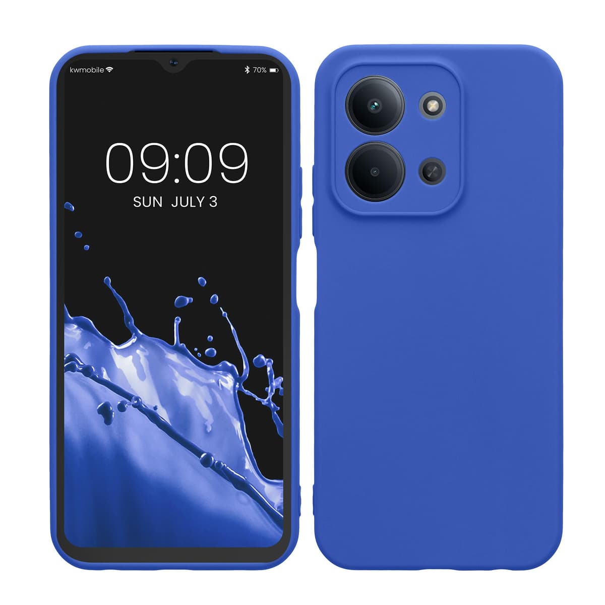 kwmobile Carcasa Compatible con Xiaomi Redmi Note 14 Pro 5G / Poco X7 Funda - Funda Ultrafina de TPU con Bordes elevados - Lavanda Metalizado — view 27