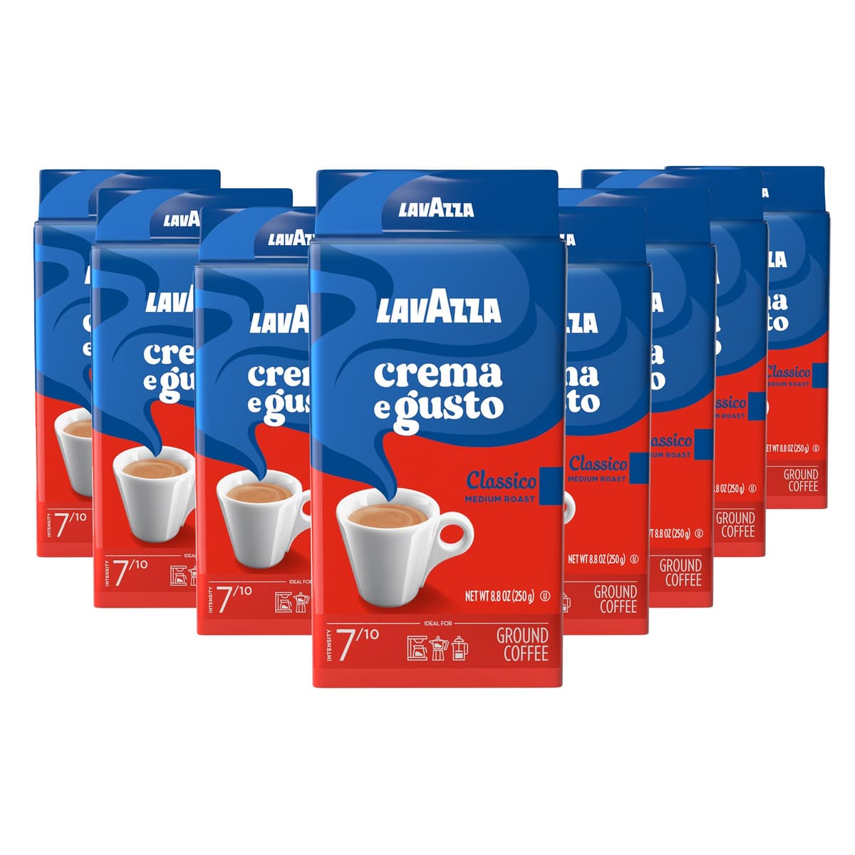 Lavazza, Qualità Rossa, Coffee Beans, Arabica and Robusta, Intensity 5/10, Medium Roasting, 1 Kg — view 35