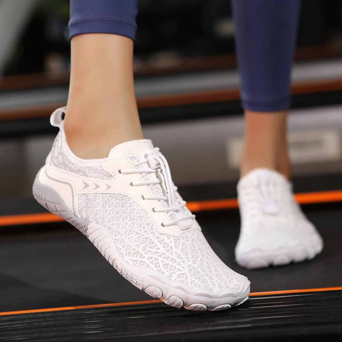 HF Stride Shoes Women Slip On Walking Sneakers Wide Toe Box Hike Barefoot Sneakers Healthy & Non-Slip HF Stride Barefoot Shoes Women Lightweight Hiking Footwear for Womens Mens — view 2
