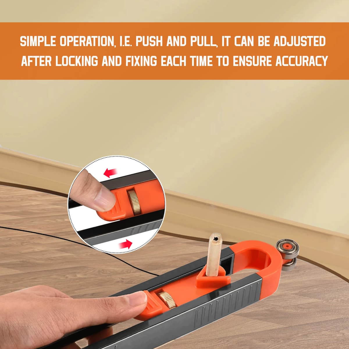 4PCS Scribing Tool Adjustable Contour Gauge MultifunctionProfile Gauge Tool Ensure Accuracy for Home Improvement and Professional Workers for Lnstall Tile Lay Laminate Cut Carpet Check Dimensions — view 4
