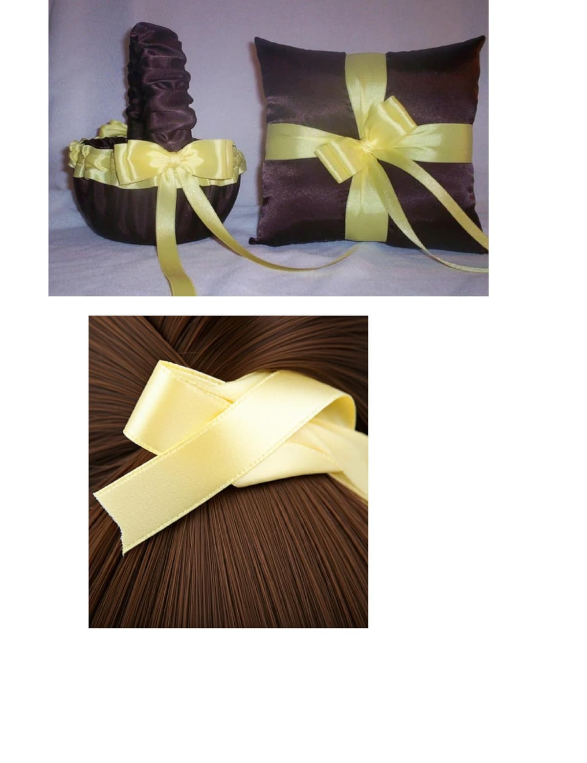 Pale Yellow Satin Ribbon 38mm Wide 5 Meter for Gifts Wrap, Decoration, Wedding, Events, Party, Cloths, Sew, Bows, Cars, Floral — view 5