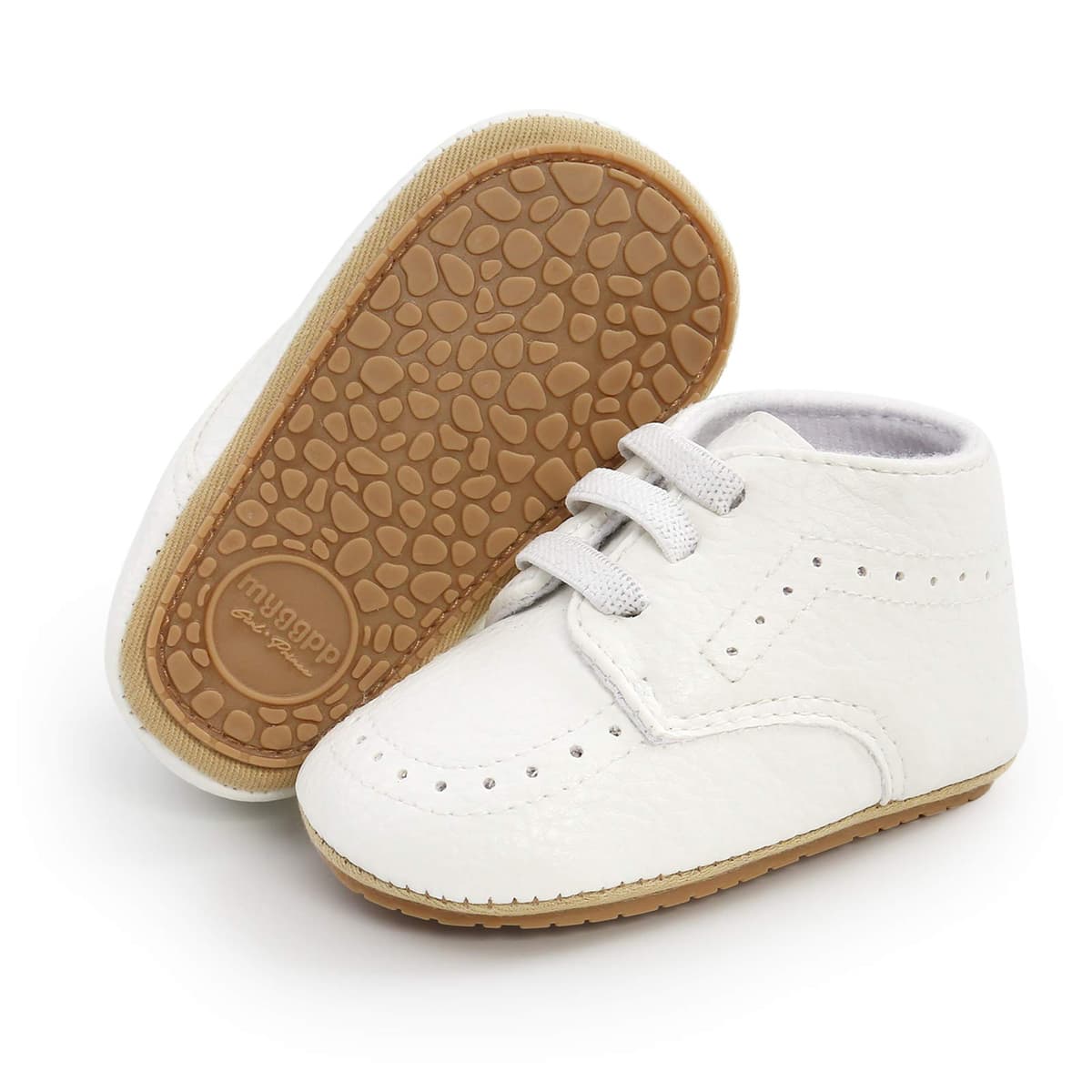 RVROVIC Baby Boys Girls Sneakers Anti-Slip Oxford Loafer Flats Infant Toddler PU Leather Soft Sole Baby Shoes — view 15