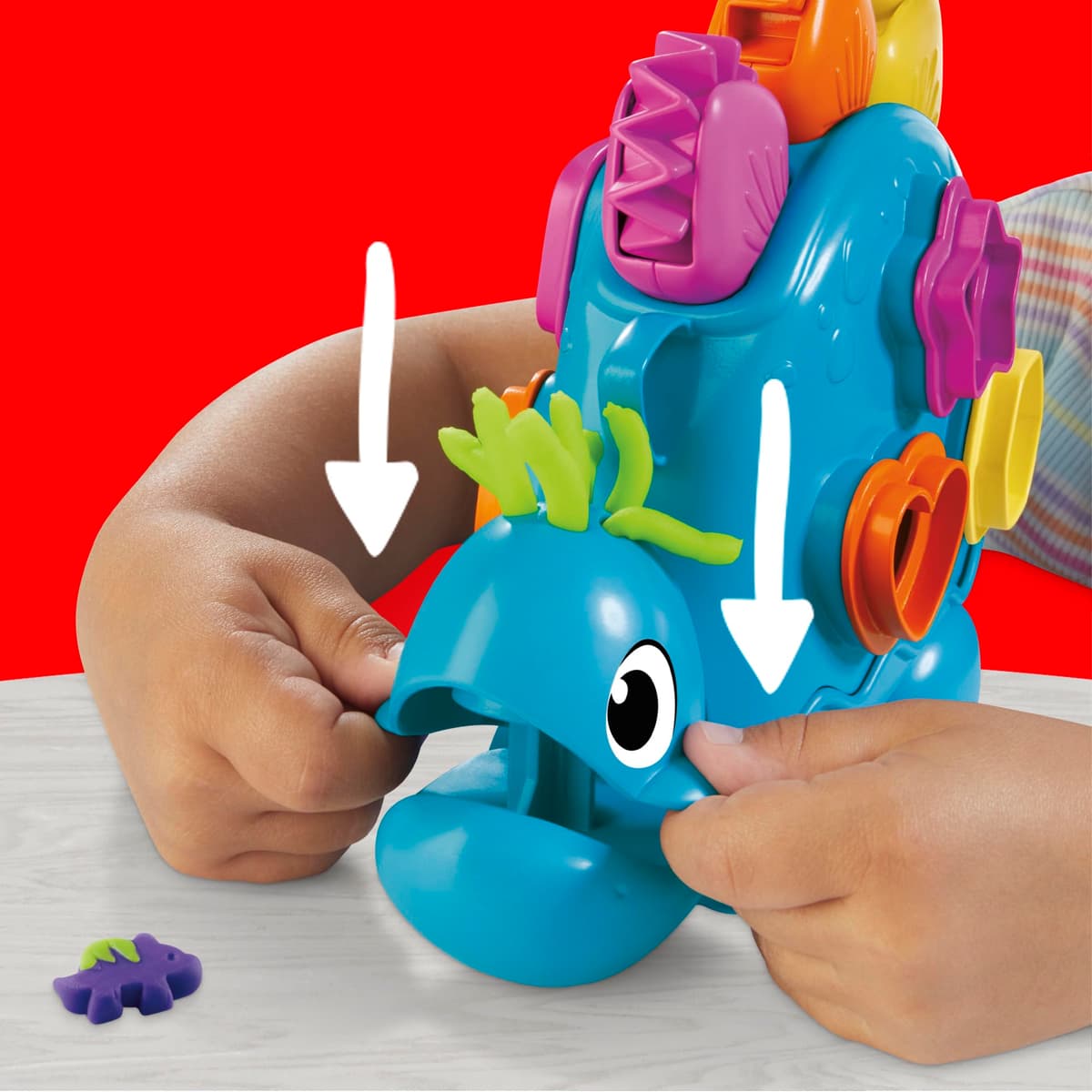 Play-Doh Hasbro, Dinosaurio, Formas y Colores, Juguetes de Arte y Manualidades, Materiales Artísticos para Niños y Niñas de 2 Años o Más, 6 Botes, Plastilina de Colores, Creatividad, Regalo — view 5